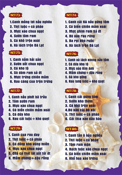 Menu cơm niêu Đà Lạt Kim Anh quán10