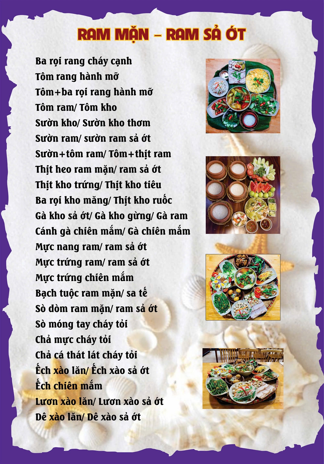 Ram mặn, Ram sả ớt: hương vị quê nhà từ cơm niêu Đà Lạt 2025